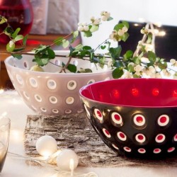 Bowl Ø20cm Black/White/Red - Le Murrine