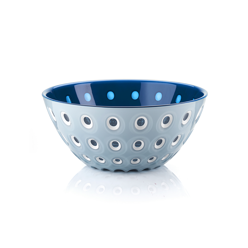 TAÇA Ø20 "LE MURRINE" AZUL CLARO-BRANCO- TAÇA Ø20 "LE MURRINE" AZUL CLARO-BRANCO-