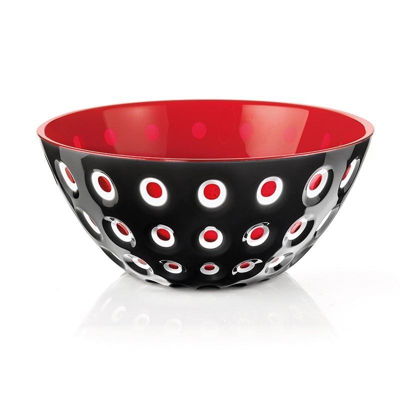 Bowl Ø25cm Black/White/Red - Le Murrine Bowl Ø25cm Black/White/Red - Le Murrine