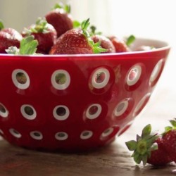Taça Ø25cm Vermelho/Branco - Le Murrine