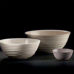 L Bowl with Lid Milk White - Tierra