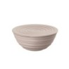 M Bowl with Lid Taupe - Tierra