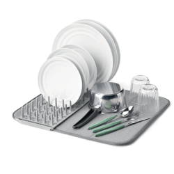 Dish Drainer with Mat Grey - Dry&Safe