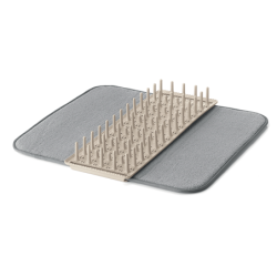 Dish Drainer with Mat Clay - Dry&Safe