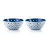 Juego de 2 Boles Ø12cm Azul Claro, Blanco y Azul - Le Murrine