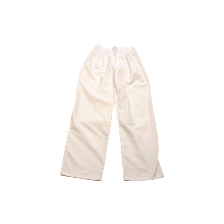 CALÇA EM SARJA COM APERTO LATERAL
