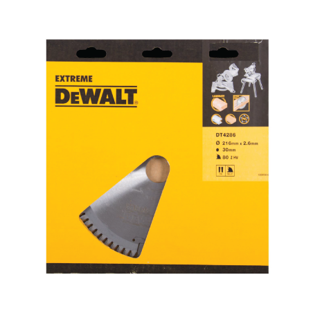 Serra circular estacionária para corte em madeira  DeWalt (216mm x 30mm x 80D)