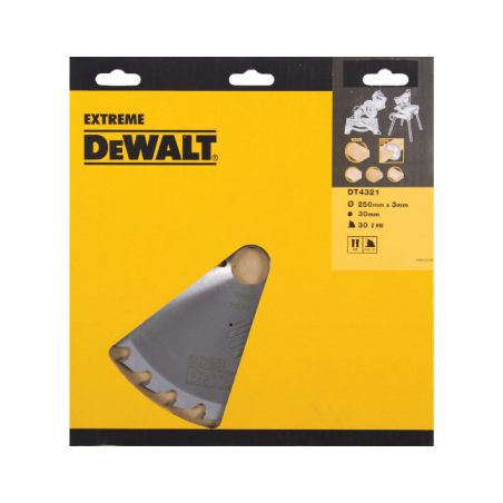 DeWalt Construction blade for general cuts  (250mm x 30mm x 30T)