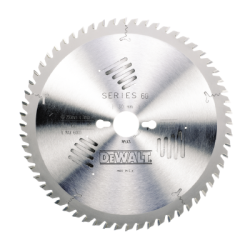 Serra circular estacionária de corte de qualidade  DeWalt (250mm x 30mm x 60D)