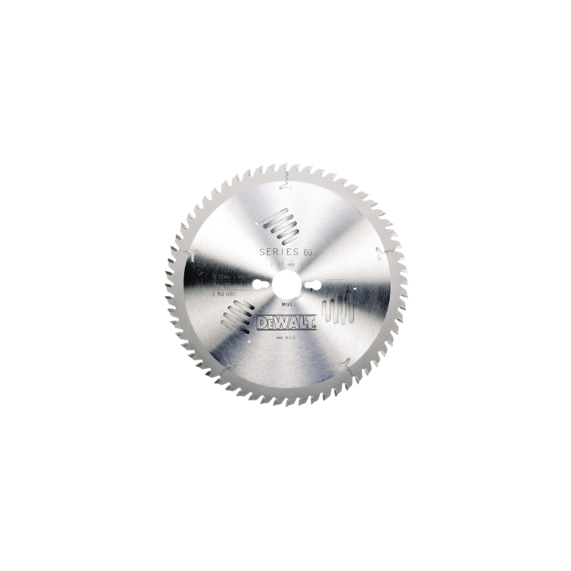 Serra circular estacionária de corte de qualidade DeWalt (250mm x 30mm x 60D) Serra circular estacionária de corte de qualidade DeWalt (250mm x 30mm x 60D)