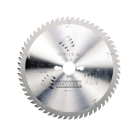 Serra circular estacionária de corte de qualidade  DeWalt (250mm x 30mm x 60D)