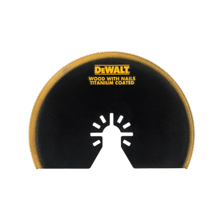 DeWalt Multi tool oscillating semi-circle titanium blade (100mm)