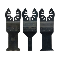Juego de 3 hojas de sierra para multi-herramienta oscillante DeWalt (DT20701-QZ, DT20706- QZ, DT20704-QZ)