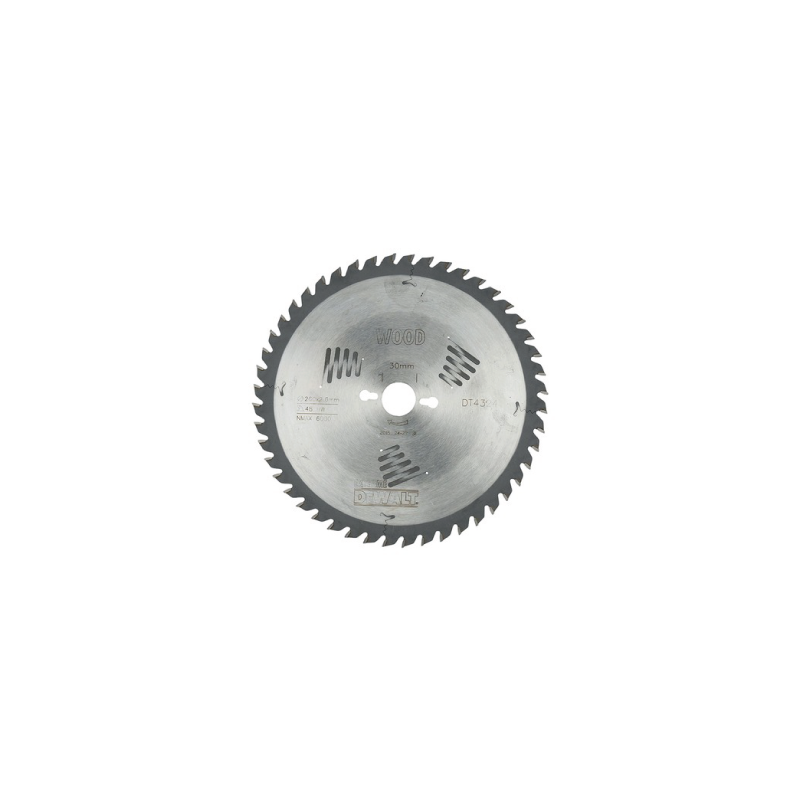 Serra circular estacionária de corte de qualidade  DeWalt (260mm x 30mm x 60D)