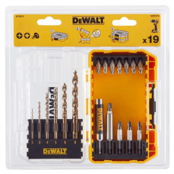 Juego de 19 piezas en estuche tipo Tough Case DeWalt FLEXTORQ