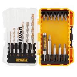 Juego de 19 piezas en estuche tipo Tough Case DeWalt