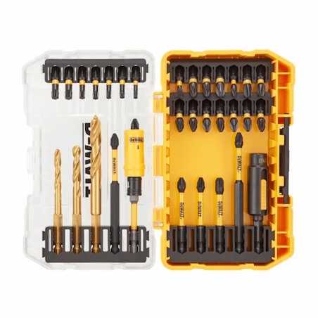 Juego de 32 piezas en estuche tipo Tough Case para atornillar DeWalt FLEXTORQ