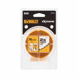 Corona bimetálica Extreme Ø76MM Dewalt POWER-TOOLS