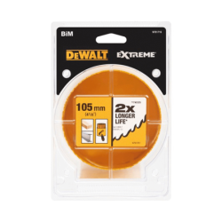 Corona bimetálica Extreme Ø105MM Dewalt POWER-TOOLS