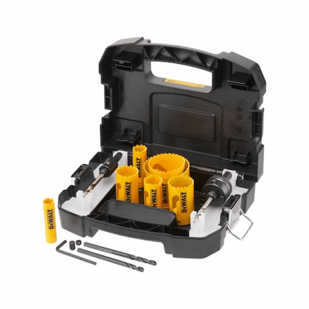 Juego de 11 piezas de corona bimetálica Dewalt POWER-TOOLS