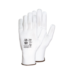 LUVA NYLON  BRANCO SEM COSTURAS