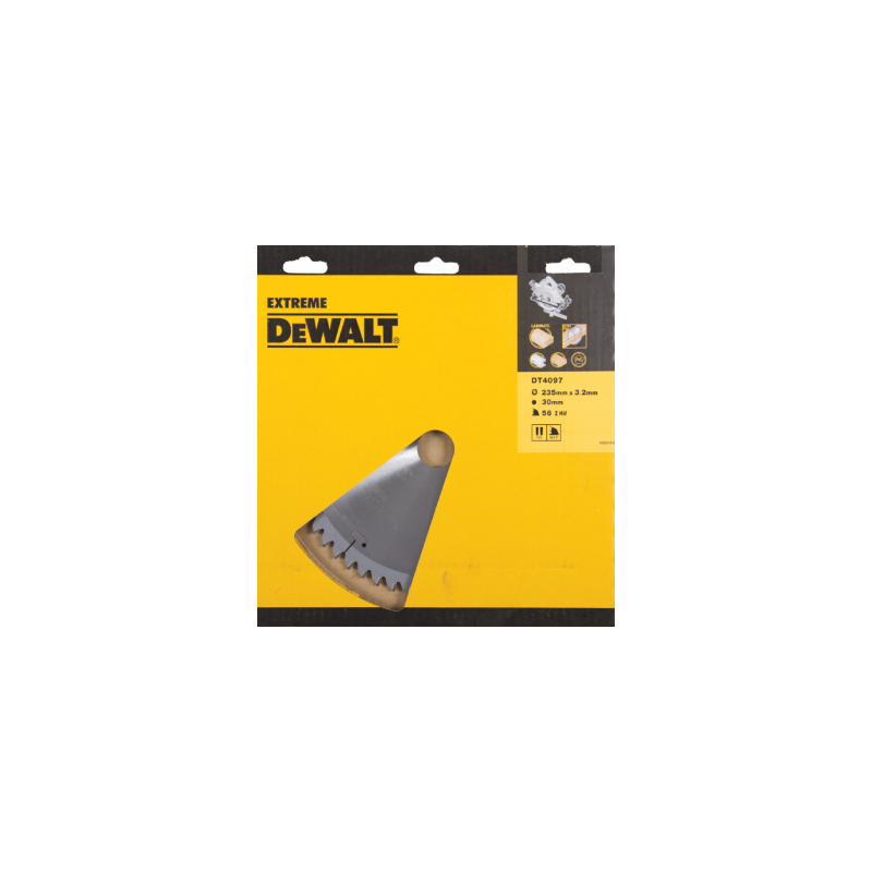 Lâmina para serra circular portátil para construção Extreme  DeWalt (235mm x 30mm x 48D)