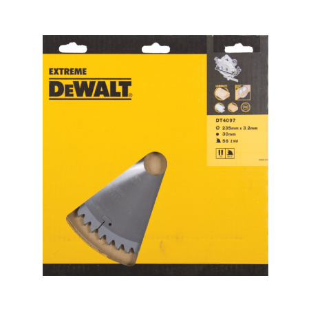 Lâmina para serra circular portátil para construção Extreme  DeWalt (235mm x 30mm x 48D)