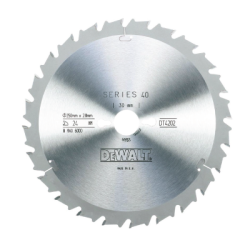 DeWalt Construction blade for use on radial arm saws (250mm x 30mm  x 24T)