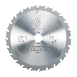 DeWalt Construction blade for use on radial arm saws (250mm x 30mm  x 24T)