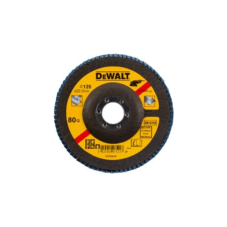 10 DeWalt Flap Disc Angled 125xG80