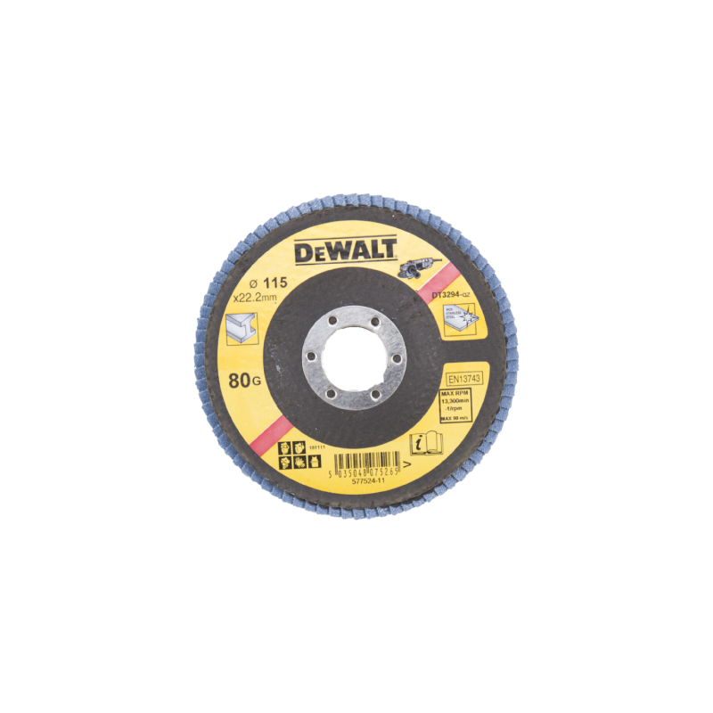 10 Discos De Láminas Planos DeWalt 115xG80 10 Discos De Láminas Planos DeWalt 115xG80