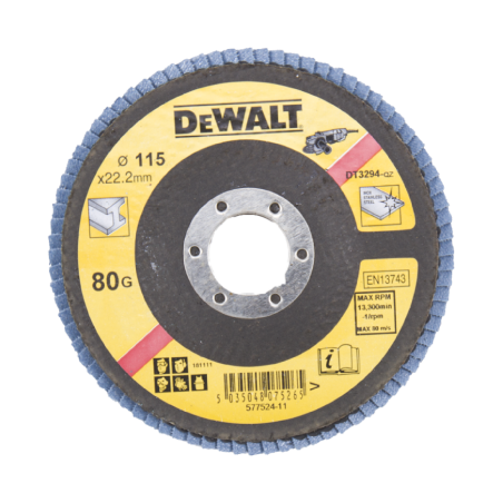 10 Discos De Láminas Planos DeWalt 115xG80