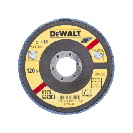 10 Discos De Láminas Planos DeWalt 115xG120