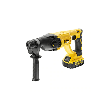 Martelo Eletropneumático Sem Escovas DeWalt XR 18V 4Ah SDS-Plus 2J 3 Modos