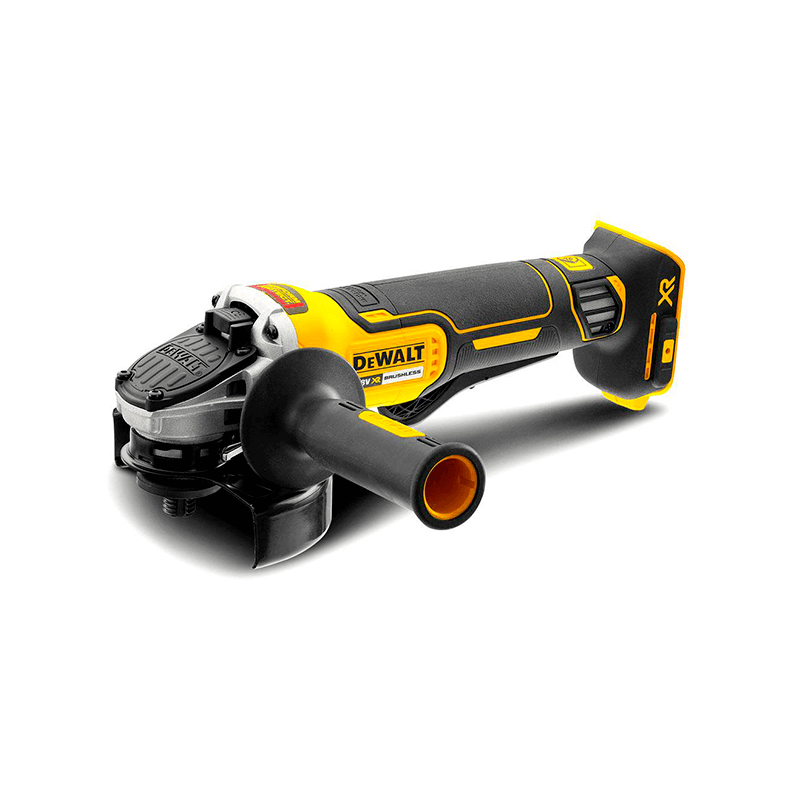 Rebarbadora de Acabamentos sem Escovas DeWalt XR 18V 125mm sem Carregador/Bateria com Interruptor Homem-morto