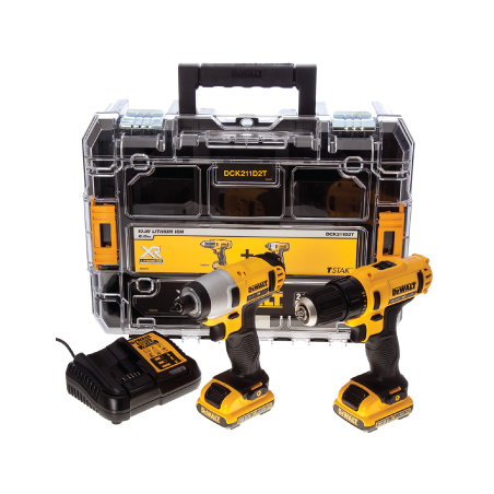 DeWalt 10,8V XR Drill Driver And Impact TSTAK Combo
