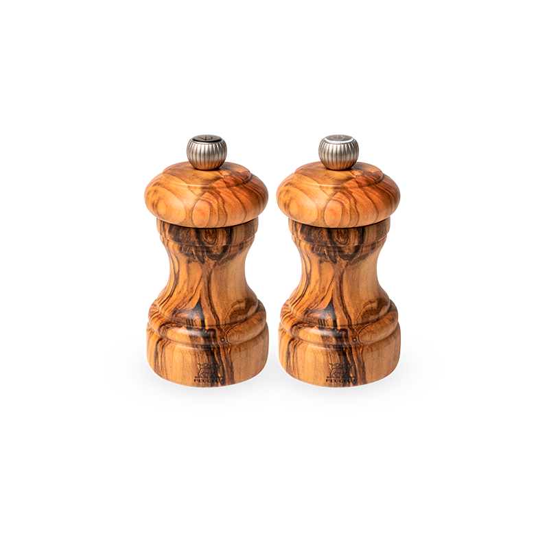 Duo Pepper and Salt Mills 10cm - Bistro Duo Pepper and Salt Mills 10cm - Bistro