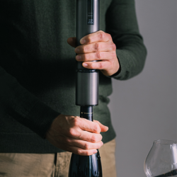Electric Rechargeable Lithium-Ion Corkscrew Carbone - Elis Touch