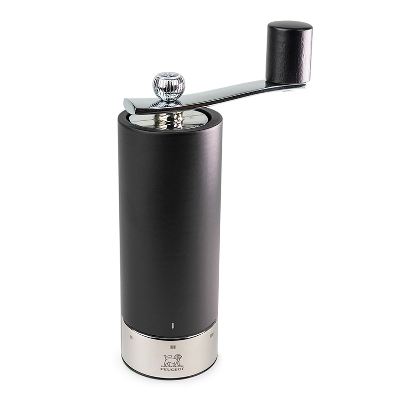 Moinho de Sal com Pega Preto/Inox 18cm - Isen U'Select