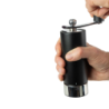 Moinho de Sal com Pega Preto/Inox 18cm - Isen U'Select