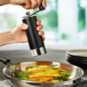 Moinho de Sal com Pega Preto/Inox 18cm - Isen U'Select