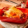 Fuente de Horno Rectangular 25cm Rojo - Appolia