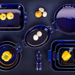 Assadeira Retangular 25cm Azul - Appolia