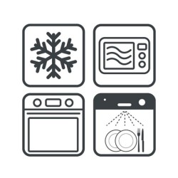 Fuente de Horno Cuadrada 28cm Blanco - Appolia