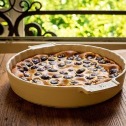 Tart Dish Ecru 30 CM