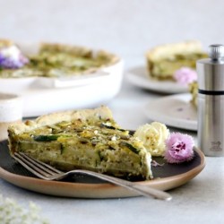 Tart Dish Ecru 35cm - Appolia