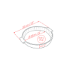 Meat Pie Dish Red 28cm - Appolia