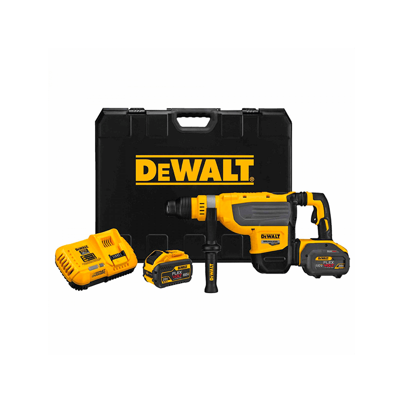 Martillo sin escobillas DeWalt XR FLEXVOLT 54V 8kg - 48mm 13,3J - SDS-Max