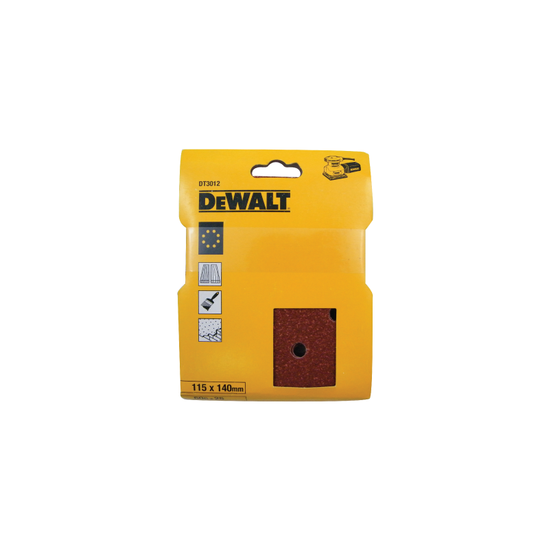 DeWalt Pre-Punched Quarter Sheet 115 mm x 140 mm G220 DeWalt Pre-Punched Quarter Sheet 115 mm x 140 mm G220