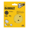 25 Discos De Lija Con Velcro 125mm DeWalt G180